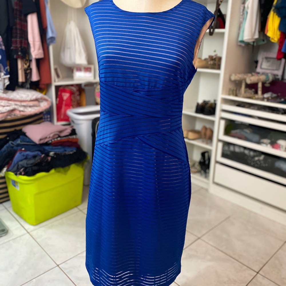 Royal Blue Cocktail Dress  (L)
